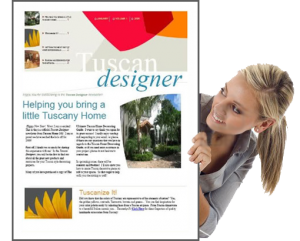 Tuscan Designer Newsletter Tuscan Home 101